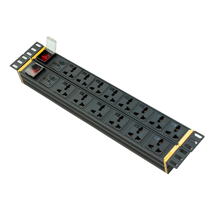 8位 6位10A萬(wàn)用孔+防雷浪涌+雙斷開關(guān)